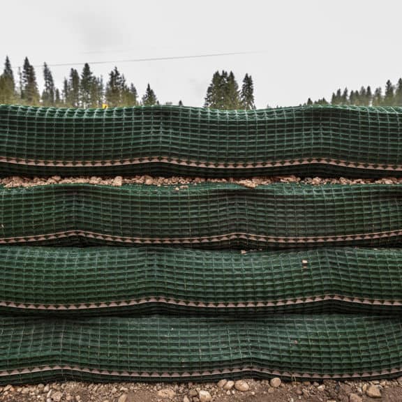 Pyrawall offers a vegetated solution for stabilizing steep embankments