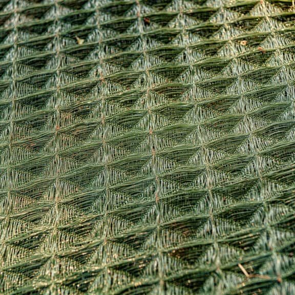 The reinforced, heavyweight polypropylene nets within TRMs