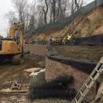 Installing an American Wick wall drain in stacked brick