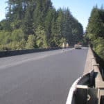 Self-Adhesive Paving Membrane on a highway to prevent moisture