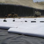 Large PVC Liner Panels in a stormwater management system