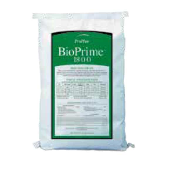 Large sack of BioPrime 1800 mulch additive