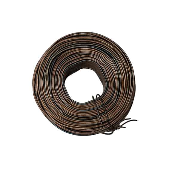 A new roll of tie wire for chain link fencing