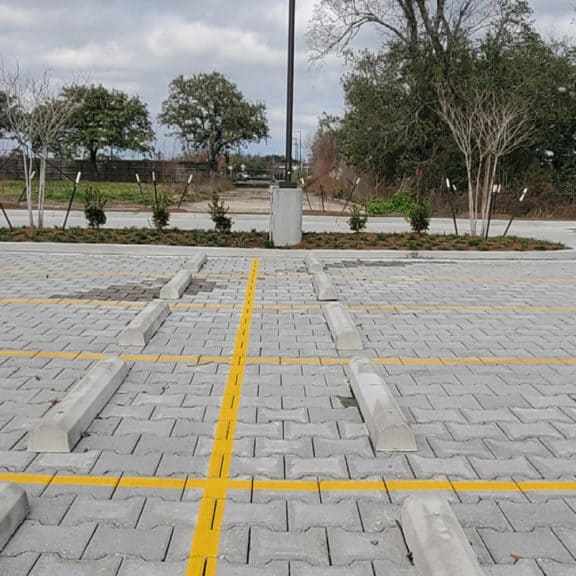 Use PowerBLOCK Pavers in parking lots