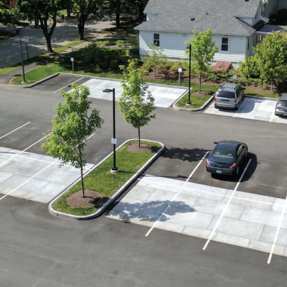 STORMCRETE® in a parking lot