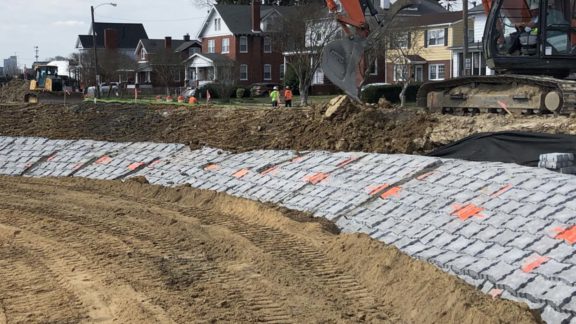 Pulled from Ferguson Waterworks' case studies, a glance of the ACB Ohio creek watershed project midway through