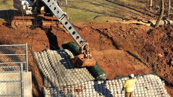 Restoration Case studies - Prince William County took on the challenge of permanently protecting a stream bank in Virginia