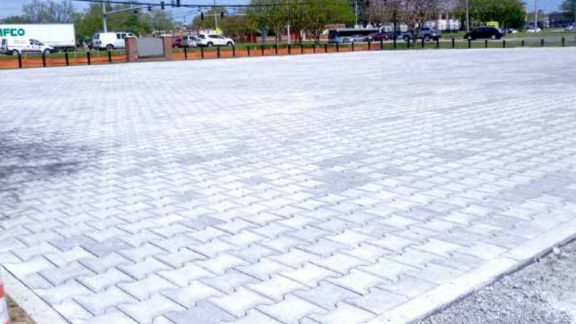 Case studies - Results of using permeable pavers to meet stormwater requirements & extend a parking lot in Norfolk, VA
