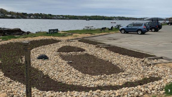 Results of biofiltration system that reduced parking lot ponding in Salem, MA - more case studies from Ferguson Waterworks